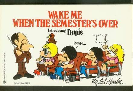 Wake Me When the Semester’s Over